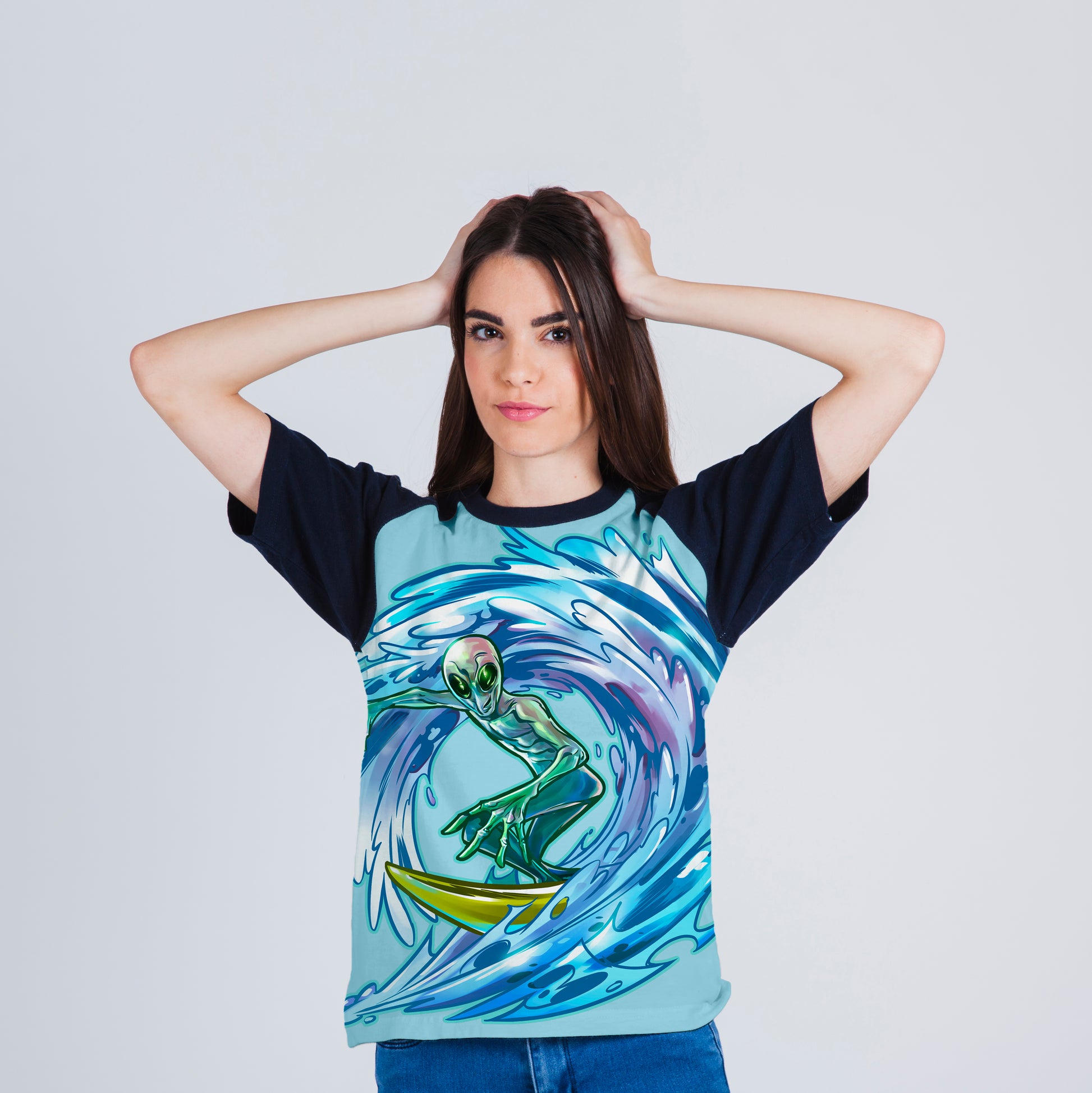 ALIEN Playera de mangas cortas
