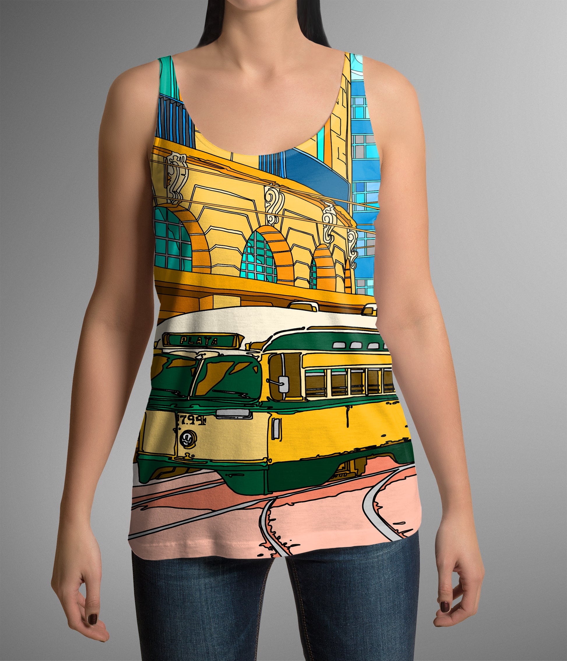 TRANVIA Playera sin mangas