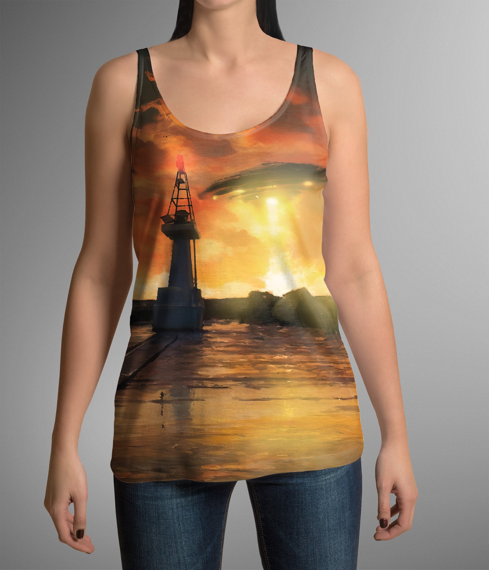 UFO Playera de mangas largas